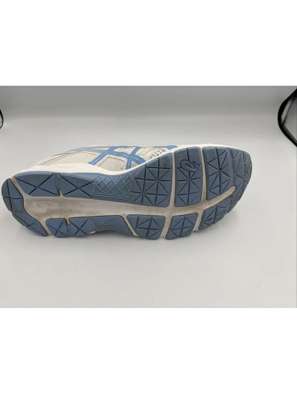 ASICS Gel Contend 4 Women's Size 10 White Blue Running Walking Shoes